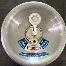 Vintage 2 1/4 Gallon/288 Fluid Ounces Hamm's Beer Aluminum Keg Tapper Draft picture