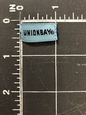 Unionbay Genuine Sportswear Patch Tag Union Bay Fashion Apparel Clothing Style picture