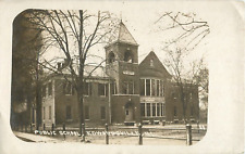 1910 Public School, Edwardsville, Illinois Real Photo Postcard/RPPC picture