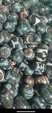 50 Pcs Rare Tibetan Natural Old Cinnabar *FengShui* Agate Dzi 15x20mm Beads picture