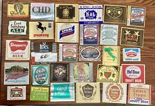 Beer Bottle Labels Vintage Lot of 30 Includes IRTP (Group D) picture