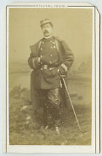 Military CDV by Disderi. War of 1870-71. Lieutenant Colonel des Mobiles. picture