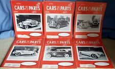 1977 Cars & Parts Lot of 6 Magazines Issue January - June Vintage Automobile picture