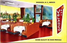 Postcard Velasco's Cafe 125 Ruiz Avenue in Ensenada, Baja California, Mexico picture