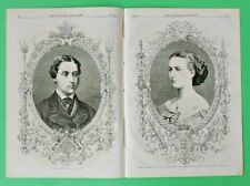 The Illustrated London News  11/8/1862 The Prince of Wales-Edward VII+Alexandra picture