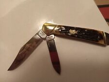 Bulldog Brand 2 Blade Knife #440 Stainless Blade NEW picture