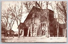 Greeley Colorado~First Presbyterian Church~1909 B&W Postcard picture