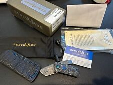 NEW BENCHMADE KNIVES 602-211 TENGU TOOL KNIFE Gold Class Damasteel Carbon Fiber picture