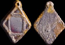 Phoenician Early Greco-Roman Pendant Wearable Red Carnelian Stone Artifact picture