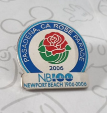 Pasadena, CA Rose Parade 2006 NB100 Newort Beach 1906-2006 Pinback Lapel Pin picture