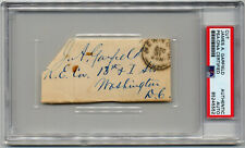 President JAMES A. GARFIELD Bold Cut Signature & Inscription Dated NYE PSA picture