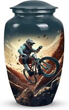 Teen Rider Burial Large Cremation Ash Keepsake Urns Handcrafted For Adult Human picture
