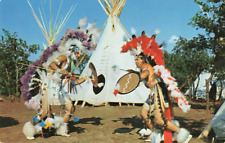 Postcard Shield Dance Dixon and George Palmer Indian City near Anadarko Oklahoma picture