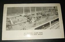 1953 SS Nassau - Vintage  Postcard - Incres Nassau Line  posted picture