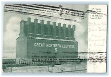 1906 Great Northern Largest Elevator Superior Wisconsin WI Antique Postcard picture