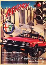 1984 Alfa Romeo GTV6 Coupe Original Advertisement Print Art Car Ad J712 picture