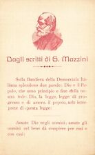 Postcard Giuseppe Mazzini Writings Italian Politician Revolutionary Movement picture