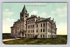 Portland OR-Oregon, East Side High School, c1912 Vintage Souvenir Postcard picture
