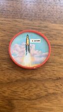 1964 Krun-Chee Space Magic Coin #8 Saturn Rocket picture
