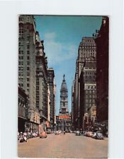 Postcard Looking North on South Broad Street Philadelphia Pennsylvania USA picture