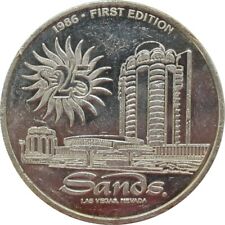 Sands Casino Las Vegas Nevada $25 1.5 Troy Ounces .999 Silver Token 1986 picture