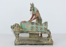 Rare Antique Anubis Statue God Of Mummification In Ancient Egyptian Mythology BC picture