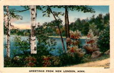 New London, Minnesota, August 11, 1955, 5:30 PM, hot Postcard picture