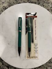 Sheaffer Retired, Rare No Nonsense GREEN CT Fountain Pen / Ball Pen Set NOS 1995 picture