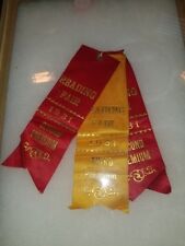 Vintage 3pc 1931 Reading Fair Premium Award Ribbons picture