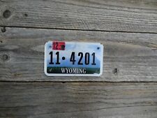 Wyoming Motorcycle license plate MINT Motorcycle BLOW OUT SALE $2.49 picture