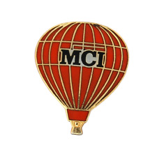 VTG MCI Telecommunications Hot Air Balloon Lapel Hat Pin picture