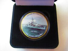 US NAVY - USS VOGELGESANG DD-862 Challenge Coin w/ Presentation Box picture