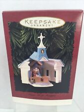 1996 Hallmark Keepsake Ornament Come All You Faithful Church That Opens Up picture