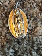 Vintage O mary conceived without sin pray for us pendant Charm Medal germany picture
