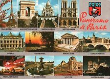 Postcard Panorama de Pairs France Buildings Posted  picture