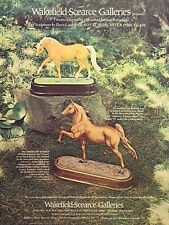 Royal Worcester Porcelain Science Hill Shelbyville Horse Vintage Print Ad 1975 picture