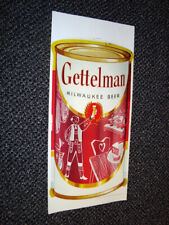 Circa 1950s Gettelman Outdoor Series Can Sign, Milwaukee picture