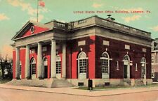 Postcard United States Post Office Building, Lebanon, Pennsylvania PA Vintage picture