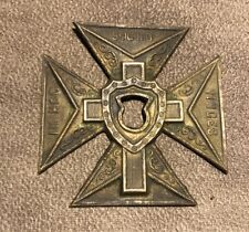 Vintage Masonic In Hoc Signo Vinces Cross Badge 2.5” C27 picture