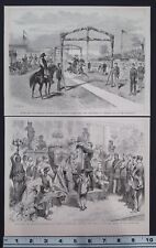2 - 1876 Centennial Exposition Print - State Day of Maryland, Delaware, Virginia picture