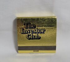 Vintage The Investor Club Home Federal Country Matchbook California Advertising picture