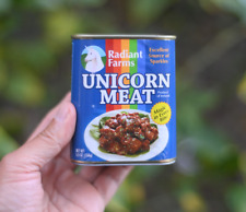 Think Geek Radiant Farms Unicorn Meat  Think Geek Prop Can picture