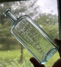 1800’s Dr. D. Jaynes's Expectorant PHILADA Philadelphia Antique Aqua Bottle picture