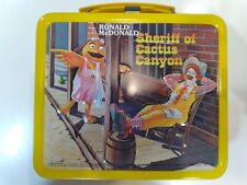 Vintage 1982 Ronald McDonald Metal Lunch Box No Thermos Good shape picture