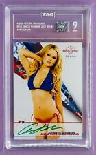 2014 Bench Warmer Anna Sophia Berglund July 4th Autograph Set #4 TAG 9 picture