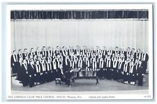 c1940 Orpheus Club Male Chorus Choir Singing Phoenix Arizona AZ Vintage Postcard picture