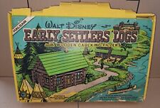 Early Settlers Logs Walt Disney Halsam Lots Of Pieces RARE picture