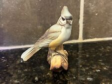 Giuseppe Tagliariol Tay Italy Porcelain Yellow Bird Figurine Approx 3” As Is picture