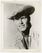 Ty Hardin 1959 Bronco TV Show Portrait 8x10 Original Photo Cowboy Beefcake 10548 picture