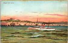 Italy Napoli dal mare DB Unposted 1907-1915 Antique Postcard picture